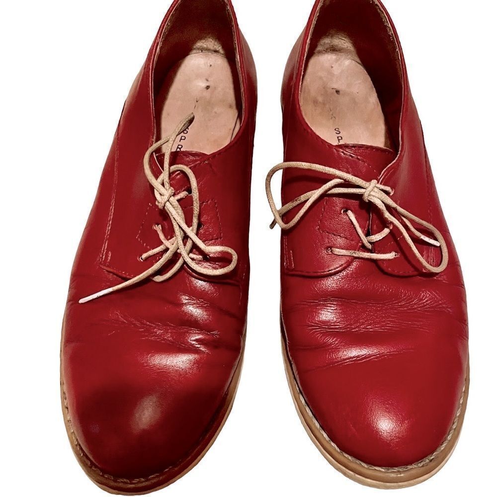 Vintage 1970s Via Spiga Oxblood Leather Shoes